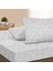 Dalya %100 Pamuk Tek Kişilik Lastikli Çarşaf Seti Açık Gri - 100X200+30 cm 2