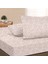 Dalya %100 Pamuk Çift Kişilik Lastikli Çarşaf Seti Pudra - 160X200+30 cm 2