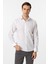 Beyaz Slim Düz Klasik Yaka Gömlek 2