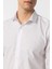 Beyaz Slim Düz Klasik Yaka Gömlek 5