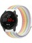 Garmin Forerunner 255 ile Uyumlu Kordon Kumaş Desenli Cırt Cırtlı Spor Kayış 1