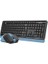 A4 Tech Fg1035 2.4G Mavi Q Fn-Mm Klv+Optik Mouse Set 4