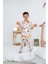 0.3 Tog Yazlık Çocuk Pijama Takımı - Salyangoz Desenli 5