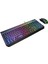KM-R57 Seraphic Siyah Rgb Oyuncu Multimedia Klavye ve 12800 Dpi Mouse Gaming Set 1