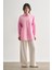 Premium Saf Pamuk Pembe Oversize Gömlek 1