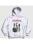 Unisex Beyaz Band Poster Stillwater Kapüşonlu Sweatshirt 1