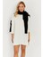 Kadın Ekru Saç Örgülü Triko Tunik KZ2505 2