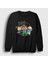 Unisex Siyah Angelica Chuckie Tommy Rugrats Sweatshirt 1