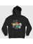 Unisex Siyah Angelica Chuckie Tommy Rugrats Kapüşonlu Sweatshirt 1