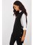Kadın Siyah Yanları Düğmeli Kolsuz Triko Tunik YV75 2