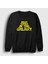 Unisex Siyah Best Dad In The Galaxy Hediye Babalar Günü Sweatshirt 1