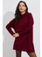 Kadın Bordo Triko Tunik YV110 5