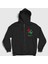Unisex Siyah Bear Bull Borsa Borsacı Trader Market Fermuarlı Kapüşonlu Sweatshirt 1