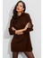 Kadın Kahverengi Triko Tunik YV110 4