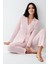 Kadın V Yaka Gömlek Pijama Takım, Mevsimlik Pijama Takım%50 Modal %50 Pamuklu 1