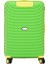 Unisex Yeşil Sarı Orta Boy Silikon Kırılmaz Pp Valiz 4