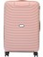 Unisex Pudra Orta Boy Silikon Kırılmaz Pp Valiz 2