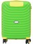 Unisex Yeşil Sarı Kabin Boy Küçük Silikon Kırılmaz Pp Valiz 3