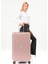 Unisex Pudra Büyük Boy Silikon Kırılmaz Pp Valiz 1