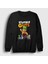 Unisex Siyah Mr Stumble Stumble Guys Sweatshirt 1