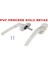 Pimapen Pvc Pencere ve Kapı Kolu Beyaz 2 Adet 3