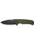 Skarnax Flipper & Thumb Stud Knife Od Green G10 Handle Çakı 1