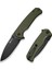 Skarnax Flipper & Thumb Stud Knife Od Green G10 Handle Çakı 2