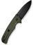 Skarnax Flipper & Thumb Stud Knife Od Green G10 Handle Çakı 3