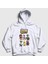 Unisex Beyaz Poster Stumble Guys Kapüşonlu Sweatshirt 1