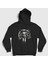 Unisex Siyah Poster Hp Lovecraft Kapüşonlu Sweatshirt 1