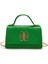 Deri Logolu Zincirli Çanta Yesil 12143966000 1