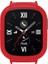Honor Watch 4 Tampon Çerçeve Kılıfı Sert Pc Saat Koruyucu Kılıf 20MM Adaptör Bağlantılı - Kırmızı (Yurt Dışından) 2