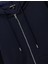Fermuarlı Kapüşonlu Kanguru Cepli Uzun Kollu Şardonlu Oversize Spor Sweatshirt 3