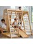 Montessori 3'lü Oyun Parkuru | Salıncak | Kaydırak | Monkeys Bar | Halat Merdiven | Ip Tırmanma 1