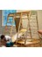 Montessori 3'lü Oyun Parkuru | Salıncak | Kaydırak | Monkeys Bar | Halat Merdiven | Ip Tırmanma 2