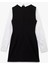 Slim Fit Kontrast Detaylı Uzun Kollu Gömlek Yaka Jile Elbise 2