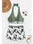 Baskılı Deniz Şortlu Bikini Takım (Çıkartılabilir Kaplı) 3