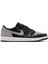 Air Jordan 1 Retro Low Og Leather Unisex Sneaker Hakiki Deri Unisex Günlük Spor Ayakkabı Siyah 2