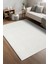Petek Beyaz Yıkanabilir Kaymaz Taban Yumuşak Dokulu Peluş Kesme Halı Mutfak Koridor Salon Halısı 1