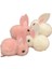 Sevimli Pembe Tavşan Saç Pençe Saç Klipleri Bayanlar Kızlar Bayanlar Saç Aksesuarları: 4pcs (Yurt Dışından) 1
