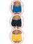 Lisanslı %95 Pamuklu Erkek Boxer 3'lü Paket / Lacivert - Saks Mavi - Sarı 1