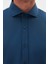 Ds Damat Slim Fit Petrol Yeşili Klasik Kravatlık Uzun Kol Kolay Ütülenebilir Gömlek 3