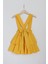 Kız Çocuk Helen Sarı Askılı Kat Kat Bağlama 23 Nisan Jile Elbise 3