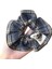 2025 Moda Meydanı Ekose Scrunchie Kadın Kızlar Elastik Saç Kauçuk Bantlar Aksesuarlar Saç Yüzük Halat Headdress Headress Süsleme Renk: Yuvarlak Ekose Mavi (Yurt Dışından) 1