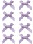 8pcs/set Bale Tarzı Beyaz Saç Klipsleri Kadın Mini Şerit Yay Aksesuarları Tatlı Güzel Saç Tokası Kızlar Saçak Yan Klip: Beyaz (Yurt Dışından) 1