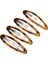 Yeni Moda Leopar Baskı Saçkopları Kadınlar Için Korece Style Vintage Oval Bb Klip Bangs Hairclips Ettes Saç Aksesuarları Kol: Hairclip-2pcs (Yurt Dışından) 1
