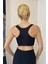 Kadın Spor Yüzücü Sırtı Crop Top Büstiyer 2