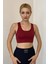 Kadın Spor Yüzücü Sırtı Crop Top Büstiyer 1