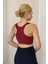 Kadın Spor Yüzücü Sırtı Crop Top Büstiyer 2