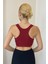 Kadın Spor Yüzücü Sırtı Crop Top Büstiyer 4